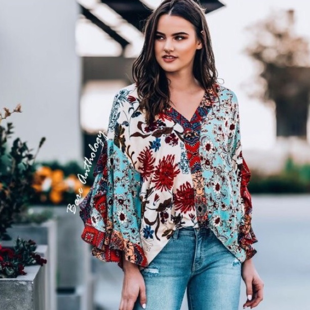 Floral Print Top by Umgee